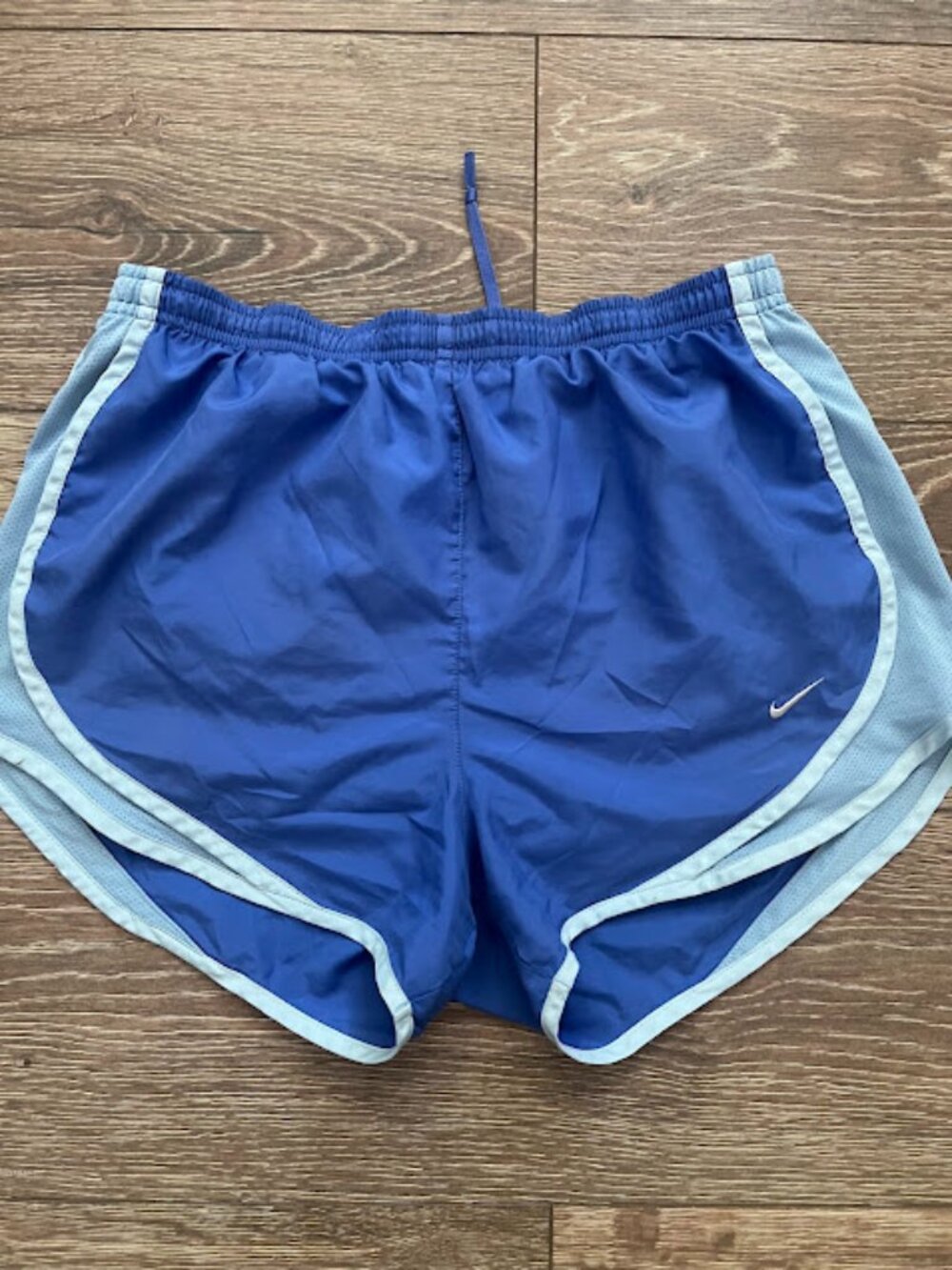 Nike Dri-FIT Blue Tempo Athletic Running Brief Lined Shorts Size Small